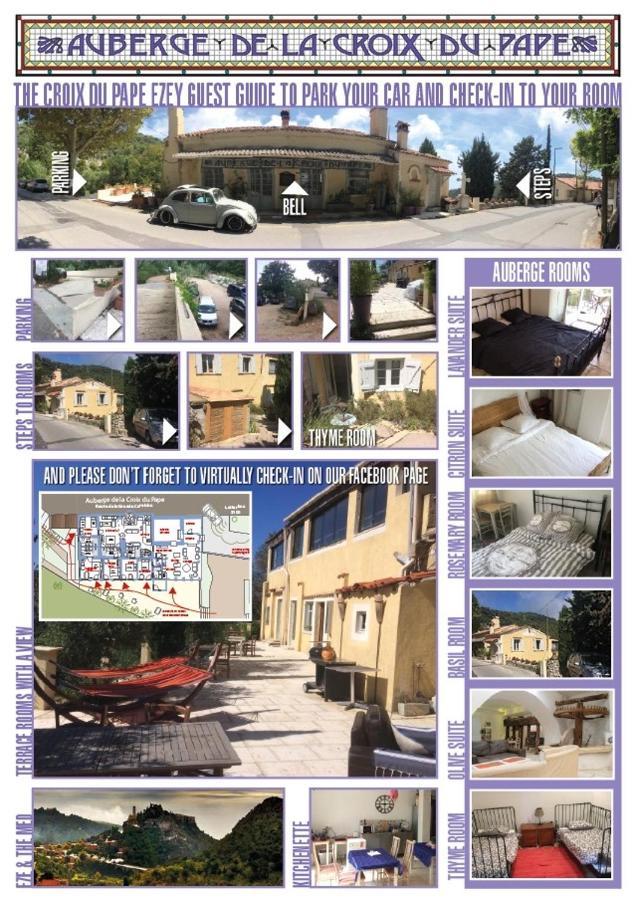 Auberge De La Croix Du Pape Éze Luaran gambar